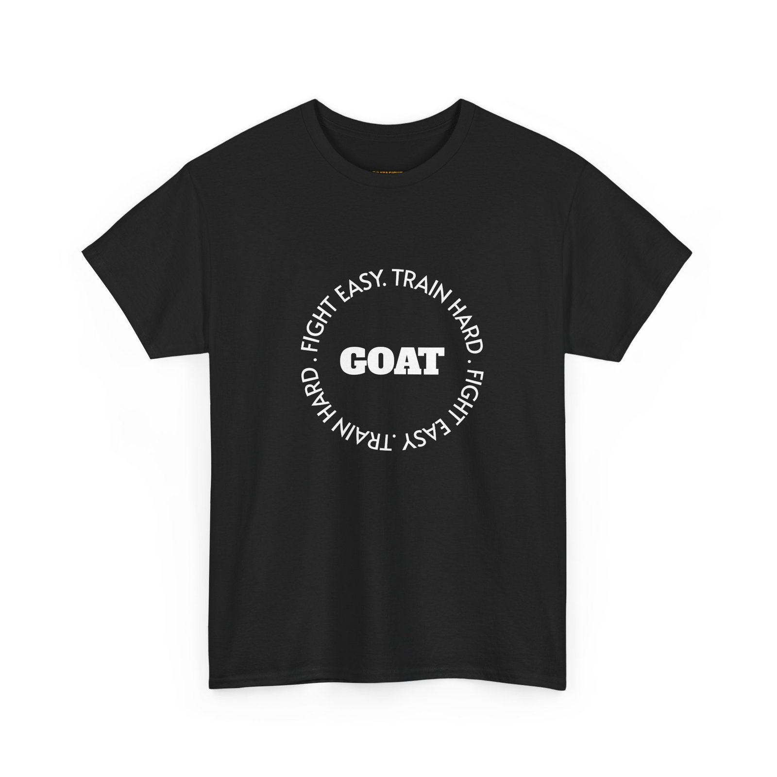 T-shirt goatafight vue de face text GOAT au centre