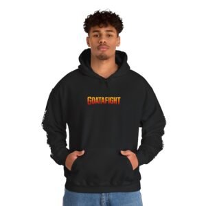 Pull à capuche Goatafight sur mannequin