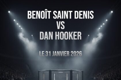 Affiche de Benoît Saint Denis contre Dan hooker le 31 Janvier 2026 lors de l'UFC 325