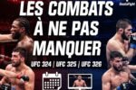 Les combats UFC à ne pas manquer en 2026