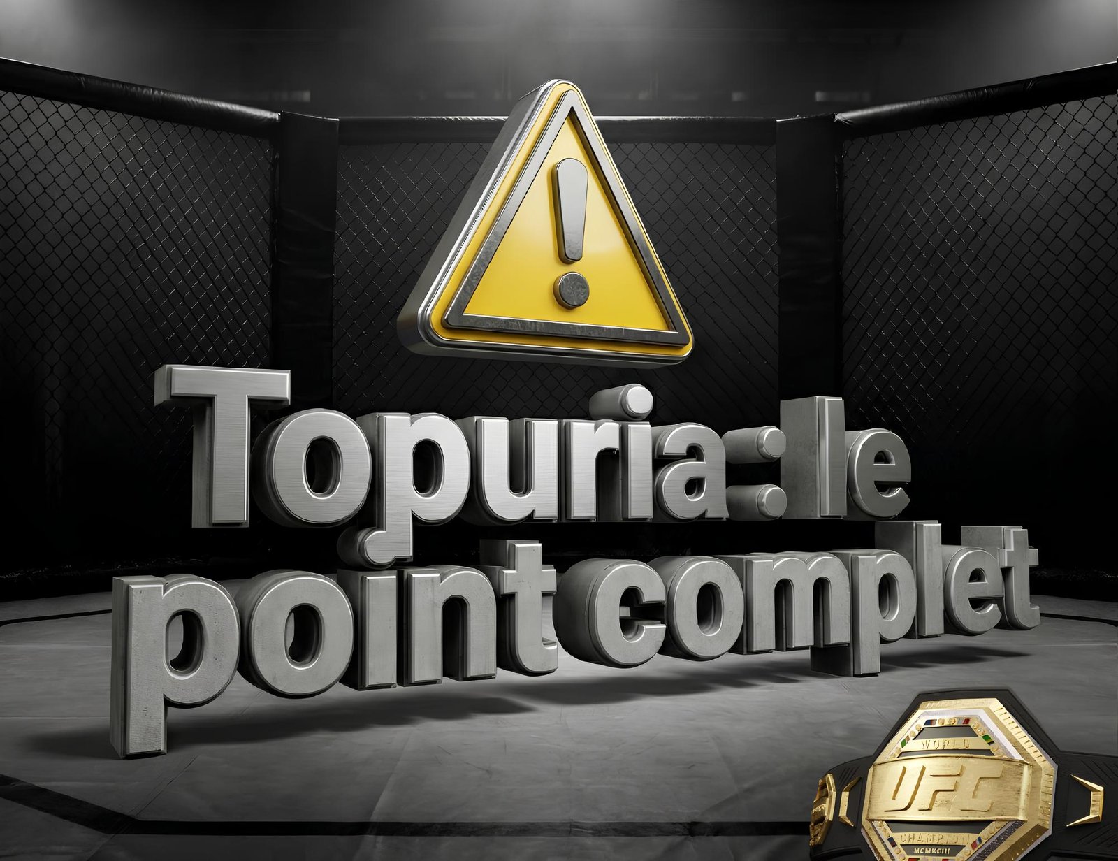 Topuria le point complet sur la situation