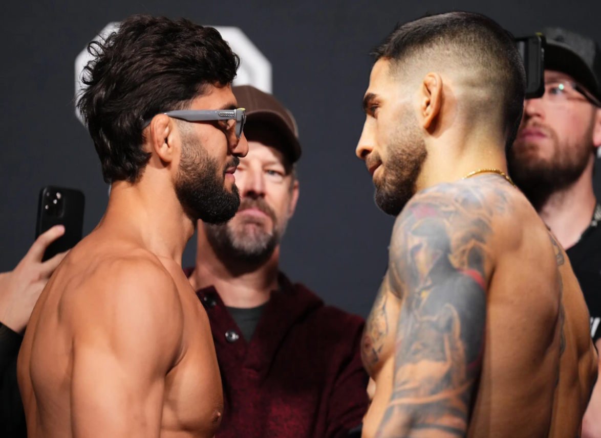 Topuria vs Tsarukyan Face off