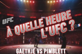 À quelle heure UFC 324 Geathje vs Pimblett