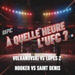 À quelle heure UFC 325 : Volkanovski vs Lopes 2 et Hooker vs Saint Denis