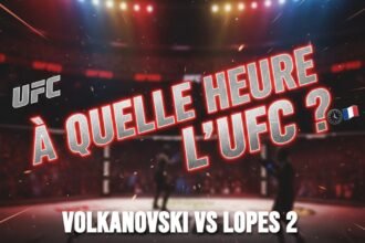 À quelle heure UFC 325 : Volkanovski vs Lopes 2 et Hooker vs Saint Denis