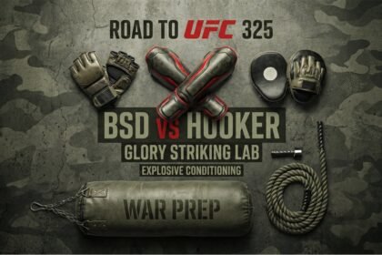 Affiche de l'entrainement Benoît Saint Denis pour son combat contre Dan Hooker