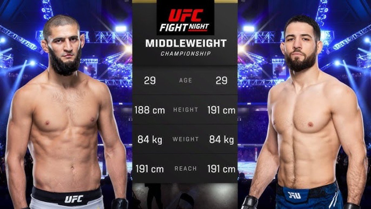 Chimaev contre Imavov à l'UFC