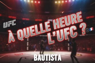 À quelle heure UFC Bautista vs Oliveira