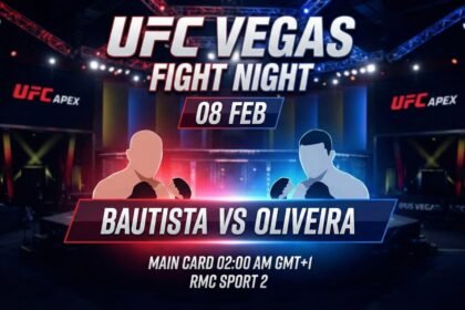 Affiche UFC fight night Bautista vs Oliveira