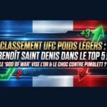 Classement UFC Benoît Saint Denis passe 5éme