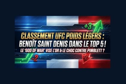 Classement UFC Benoît Saint Denis passe 5éme