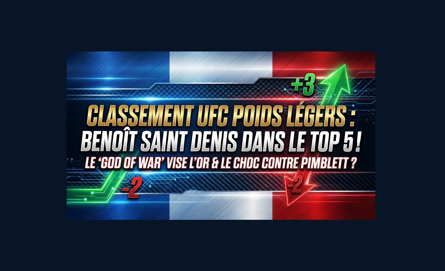 Classement UFC Benoît Saint Denis passe 5éme
