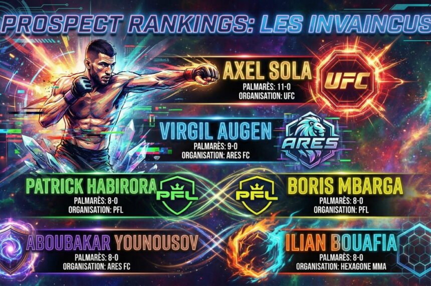 Classement des plus gros espoirs francophones en MMA