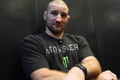 Photo de Sean Strickland lors de son interview d'avant combat contre Hernandez avec ESPN