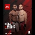 Affiche UFC Geof Neal vs Uros Medic