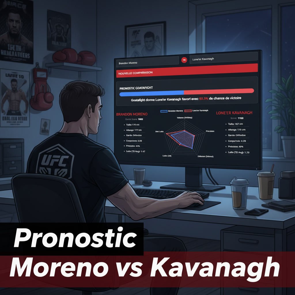 Pronostic Moreno vs Kavanagh UFC Mexico