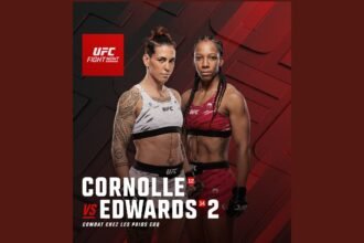 Affiche UFC Houston Cornolle vs Edwards