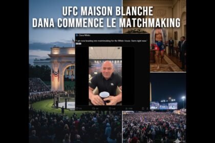 UFC Maison Blanche : Dana white démarre la carte des combats