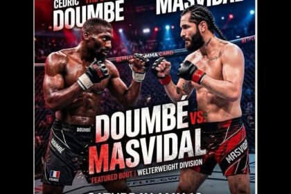 Affiche combagt Cédric Doumbé vs Masvidal sur Netflix