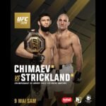 Affiche UFC 328 Chimaev vs Strickland