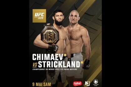 Affiche UFC 328 Chimaev vs Strickland