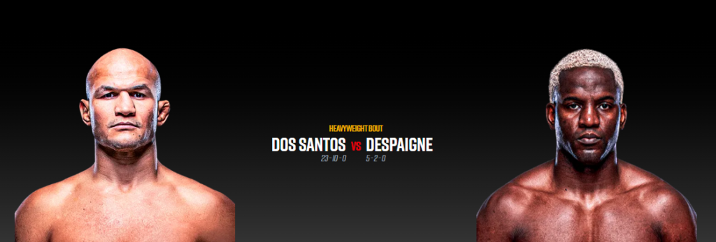 Affiche MVP Netflix du combat Dos Santos  vs Despaigne