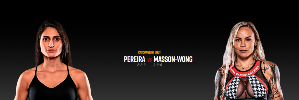 Affiche MVP Netflix du combat Peraira vs Masson Wong