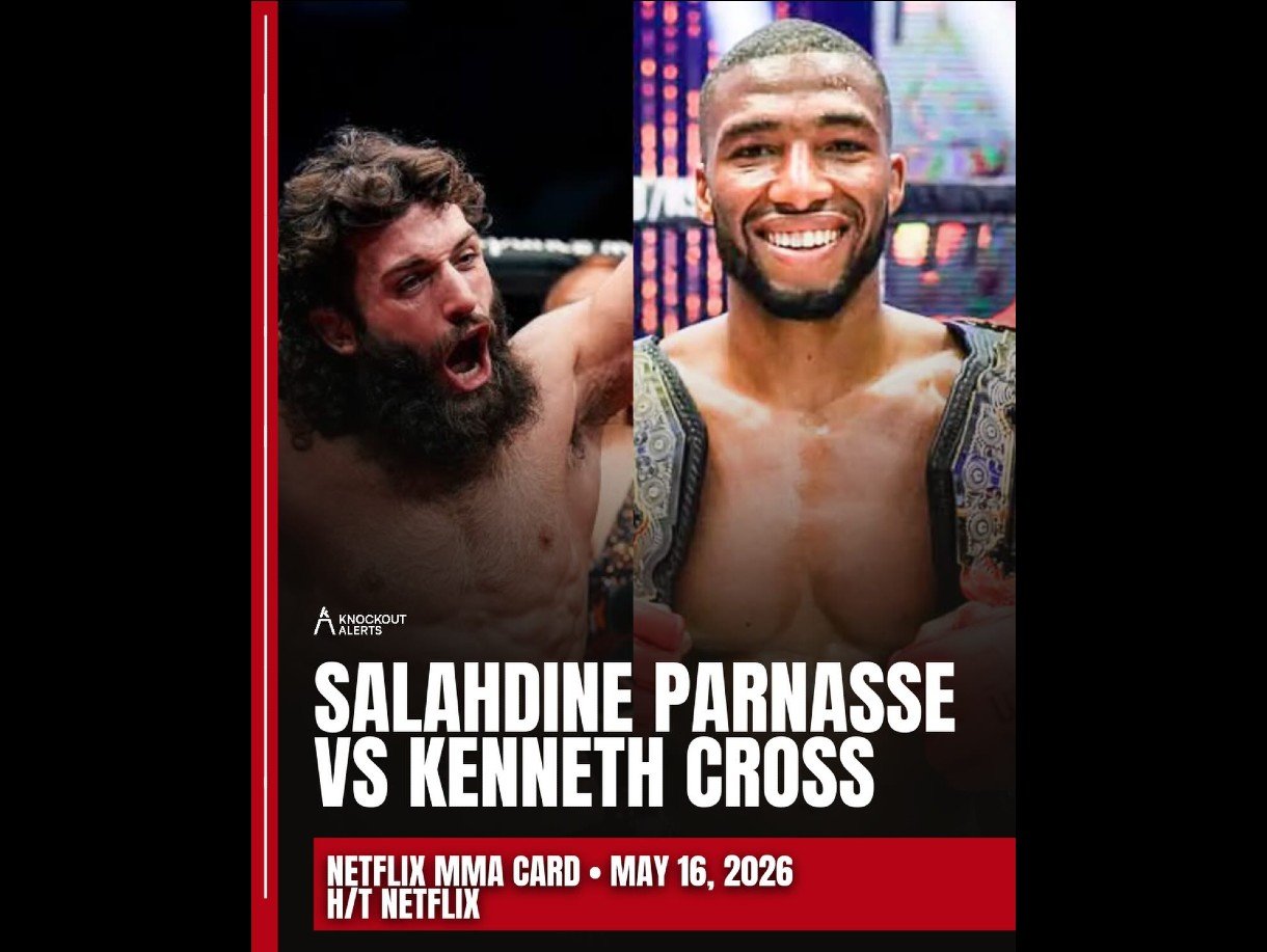 Affiche combat Parnasse contre Cross sur la carte MVP Netflix du 16 Mai