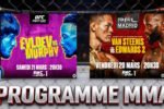 programme MMA du weekend UFC London et PFL Madrid