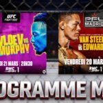 programme MMA du weekend UFC London et PFL Madrid