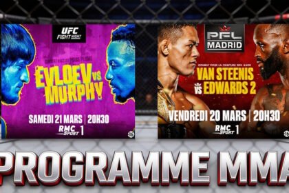programme MMA du weekend UFC London et PFL Madrid