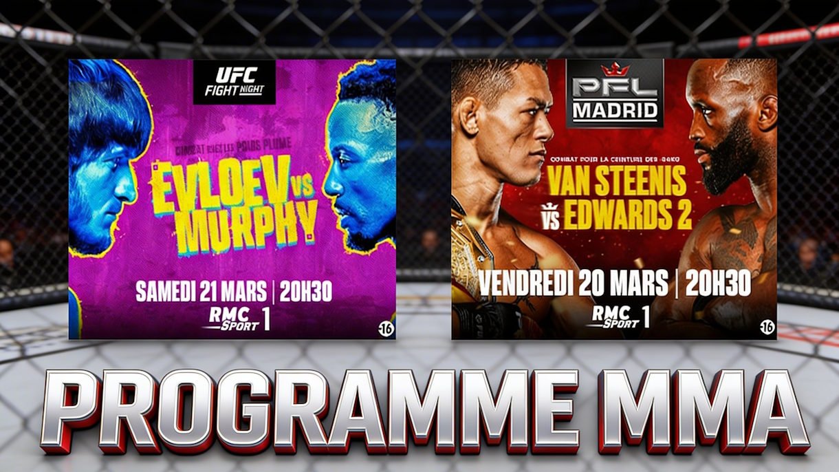 programme MMA du weekend UFC London et PFL Madrid