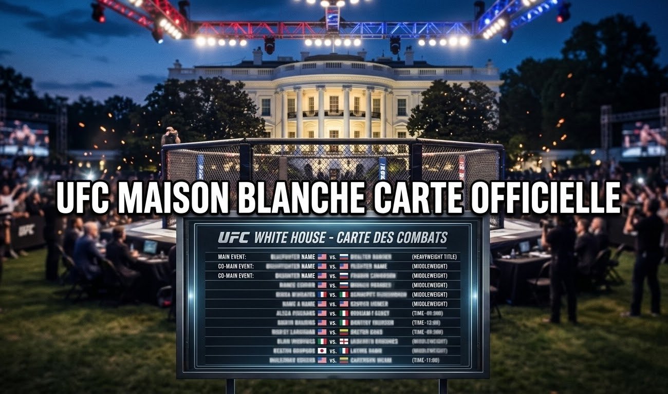 Affiche : UFC Maison Blanche Carte officielle