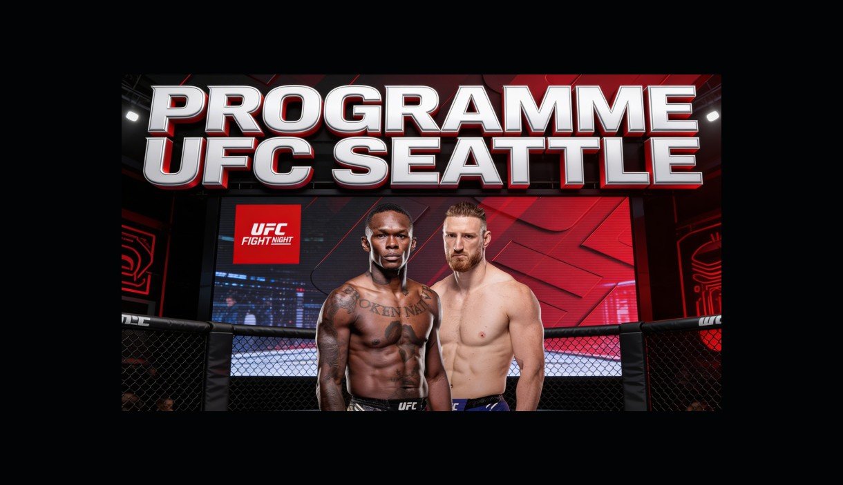 UFC Seattle heure et carte des combats