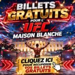 Billet gratuit UFC Maison Blanche