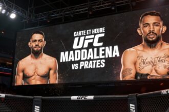 Carte UFC Della Maddalena vs Prates