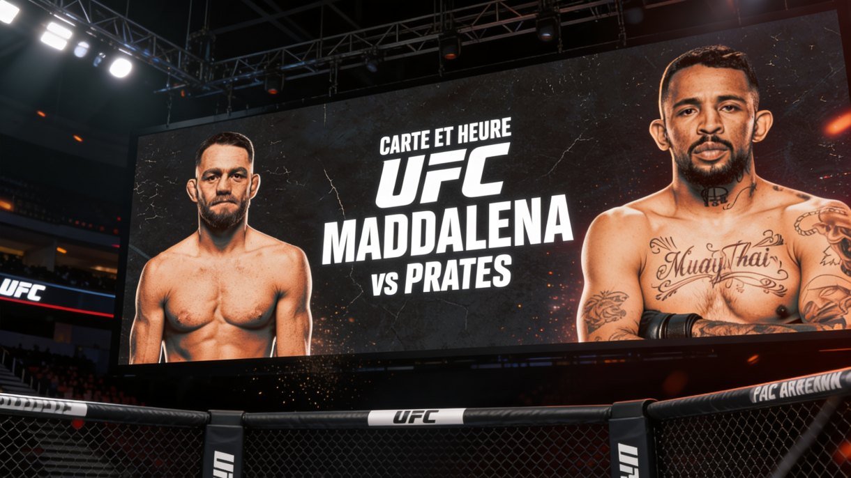Carte UFC Della Maddalena vs Prates