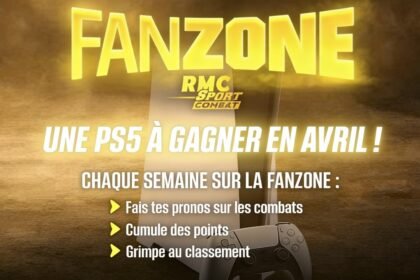 Fanzone par RMC Sport, en Avril une ps5 à gagner grâce à vos pronostics
