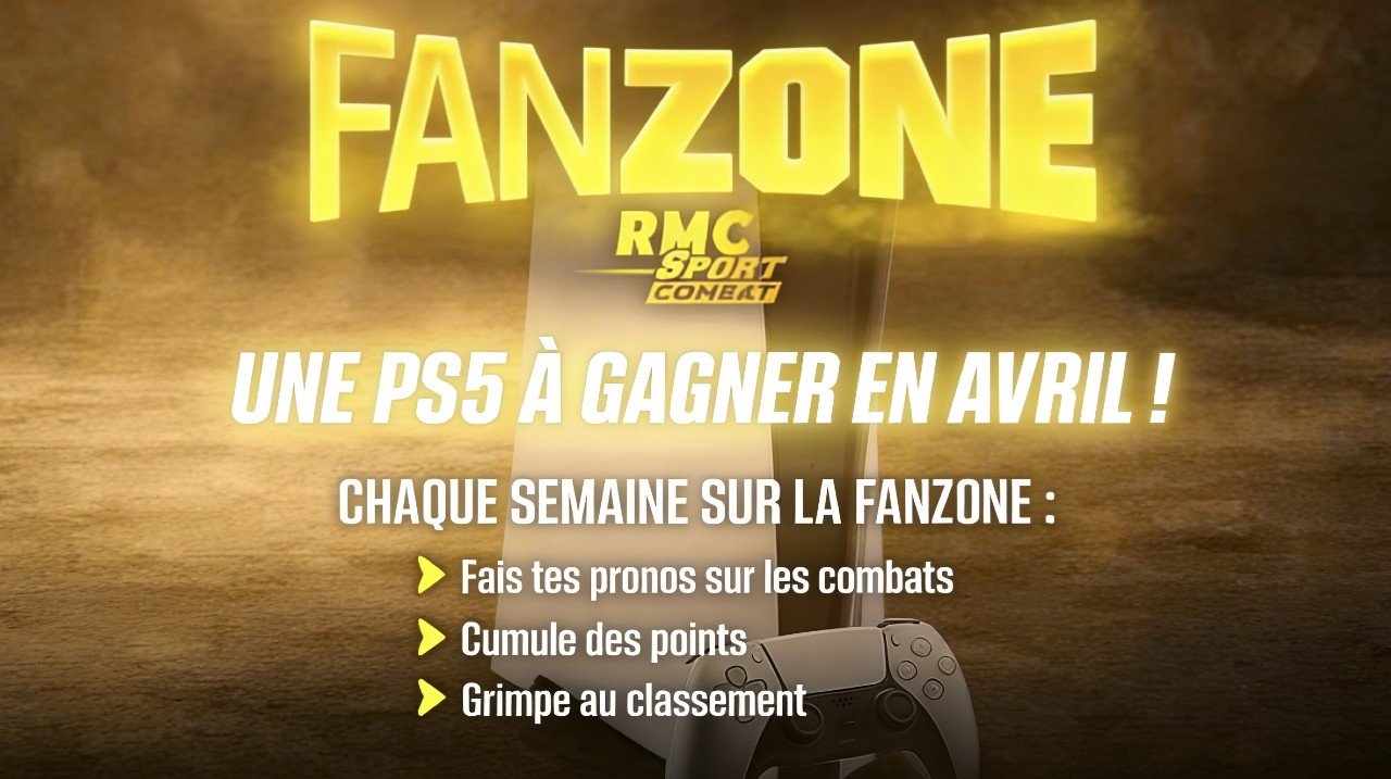 Fanzone par RMC Sport, en Avril une ps5 à gagner grâce à vos pronostics