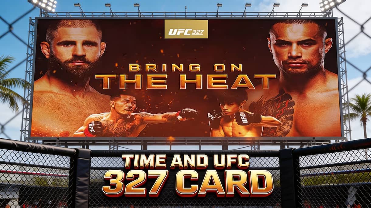heure et carte UFC 327