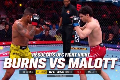 Résultats UFC Burns Malott