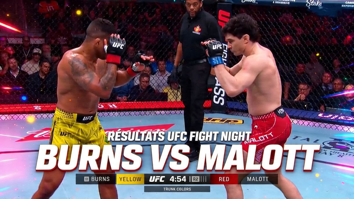 Résultats UFC Burns Malott