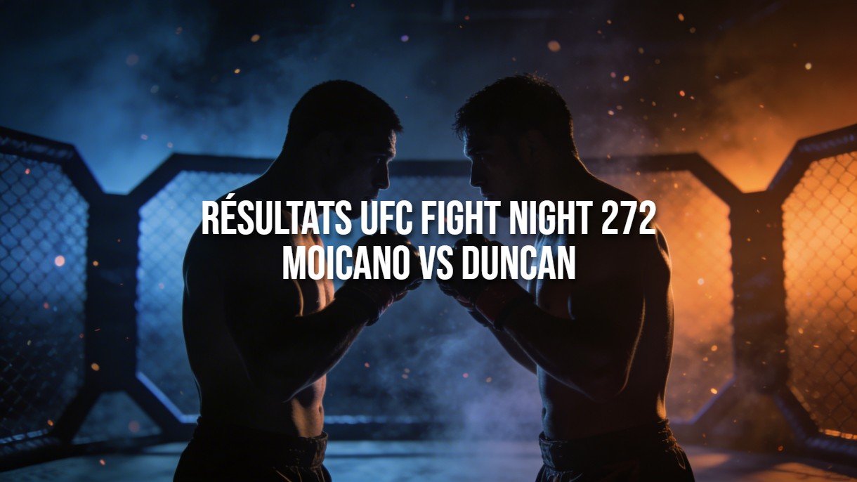 Résultat UFC Moicano vs Duncan