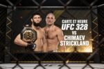 Carte et heure UFC 328 Chimaev vs Strickland