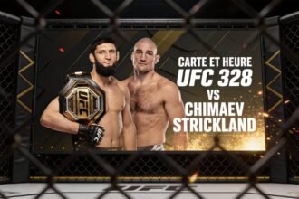 Carte et heure UFC 328 Chimaev vs Strickland