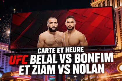 Carte UFC belal muhammad vs Bonfim