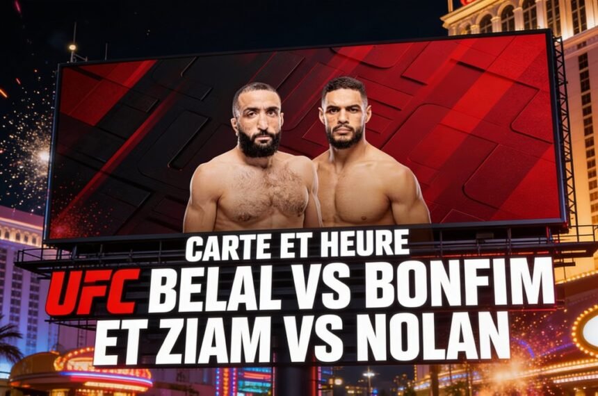 Carte UFC belal muhammad vs Bonfim