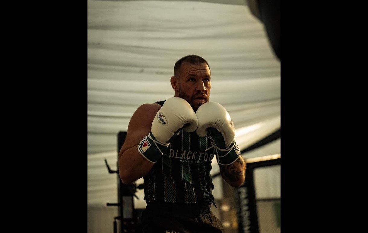 Conor McGregor à l'entrainement