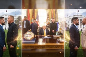 Faceoff UFC Maison Blanche, discours de Trump