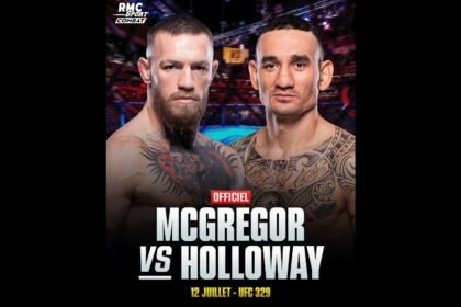 UFC 329 McGregor vs Holloway 2 le 12 Juillet